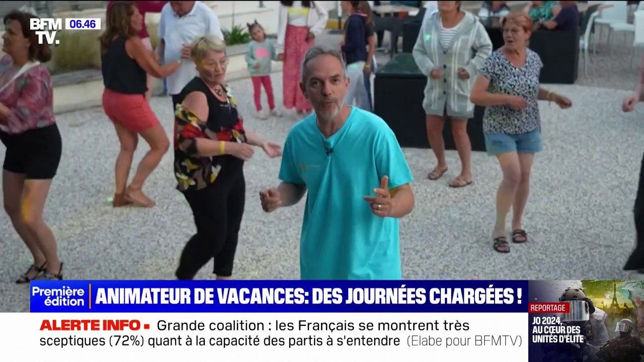 Métiers de l'été: dans la peau d'un animateur dans un club de vacances