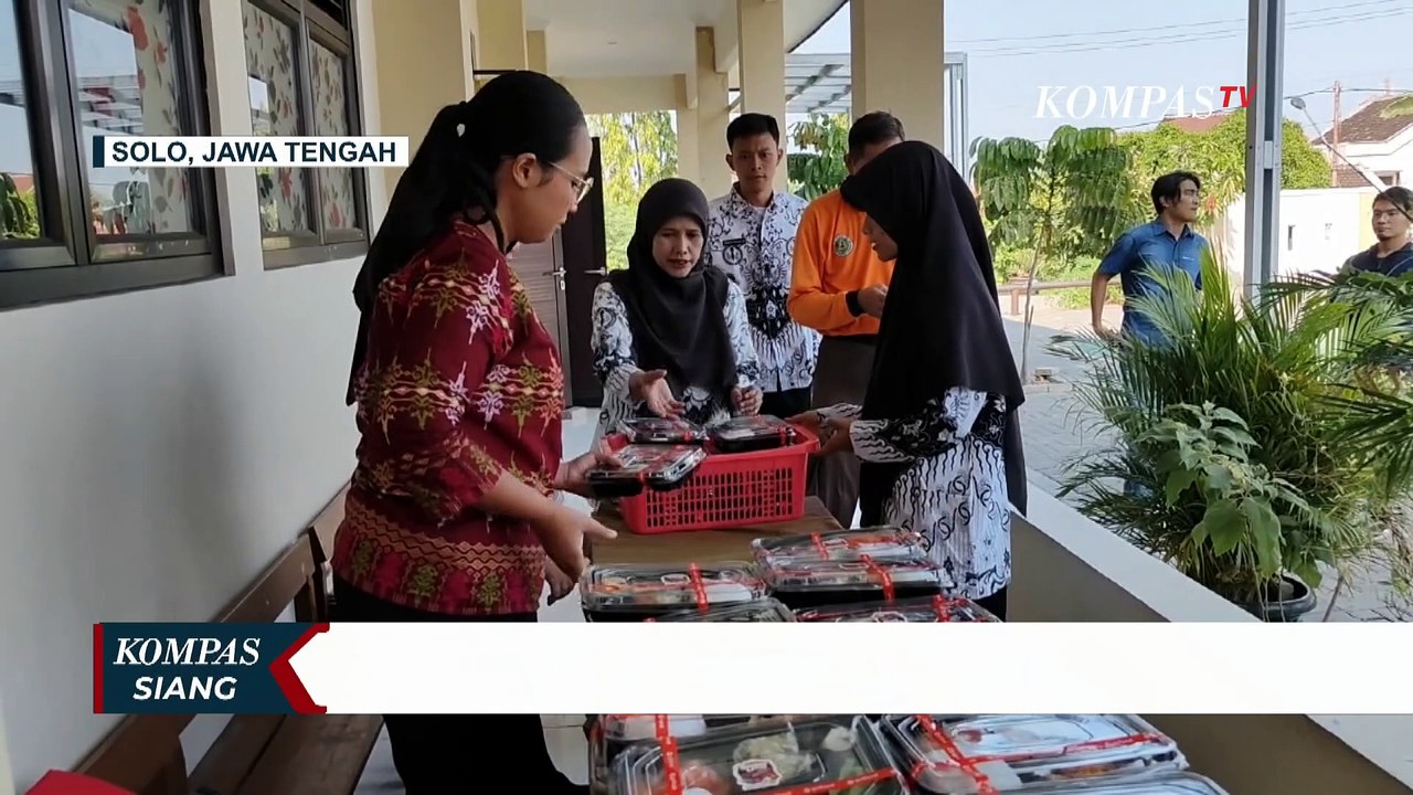 Uji Coba Makan Bergizi Gratis di Kota Solo Dimu...