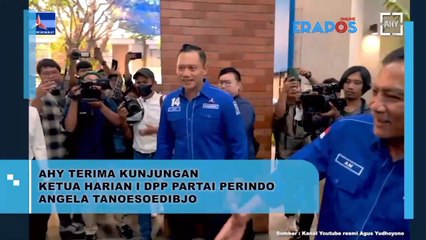 AHY Terima Kunjungan Ketua Harian l DPP Partai Perindo Angela Tanoesoedibjo
