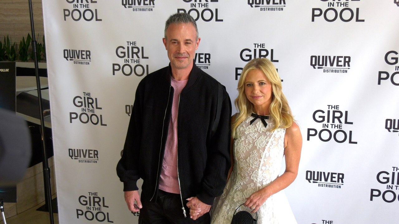 Freddie Prinze Jr. and Sarah Michelle Gellar "The Girl in the Pool" World Premiere Red Carpet