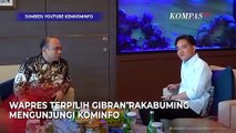 Gibran Bicara Hal Ini Saat Bertemu Menkominfo Budi Arie
