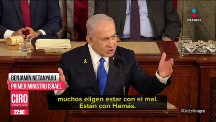 Protestas dentro y fuera del capitolio marcaron vista de Netanyahu a EU