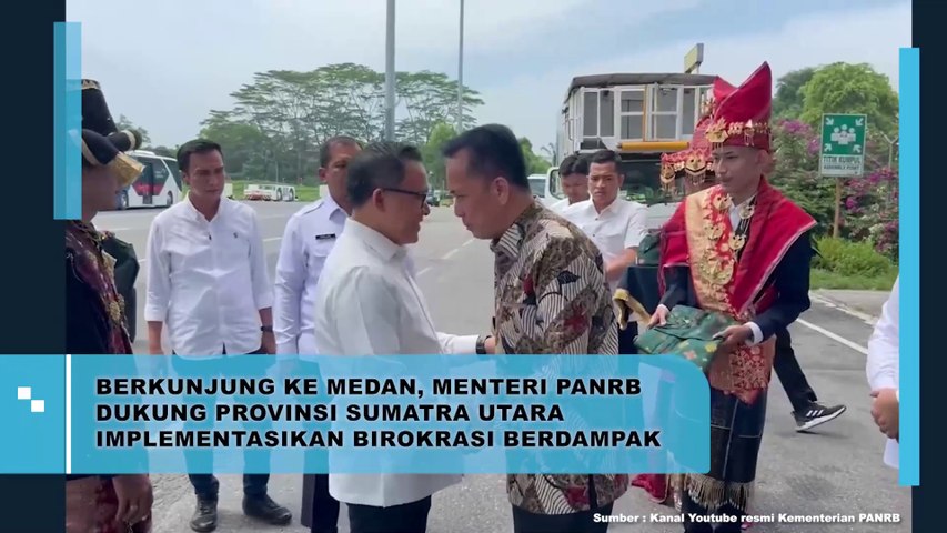Berkunjung ke Medan, Menteri PANRB Azwar Anas Dukung Provinsi Sumatera Utara Implementasikan Birokrasi Berdampak