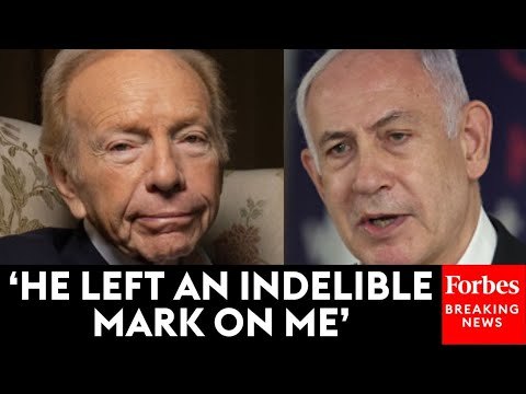 BREAKING NEWS: Israeli PM Netanyahu Speaks At Lieberman Memorial Service Before Address To Congress