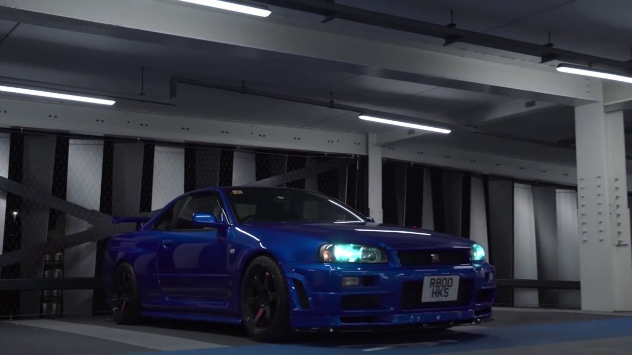 Nissan GTR R34 Blue - video Dailymotion
