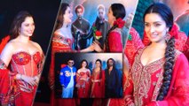 Stree 2' Sundaris, Shraddha And Tamannaah's Rosy-Red Dazzling Look At 'Aaj Ki Raat' Song Launch