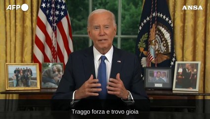 Biden: "La mia e' una scelta per difendere la democrazia, Harris e' tosta"