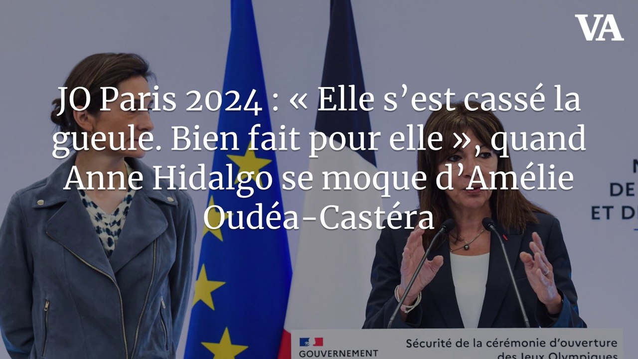 JO Paris 2024 : « Elle s’est cassé la gueule. Bien fait pour elle », quand Anne Hidalgo se moque d’Amélie Oudéa-Castéra