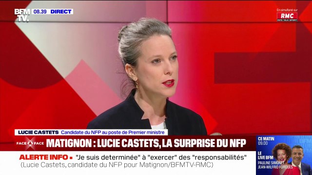 Lucie Castets, candidate du NFP pour Matignon: On ne veut pas se faire censurer, on veut mettre en œuvre notre programme