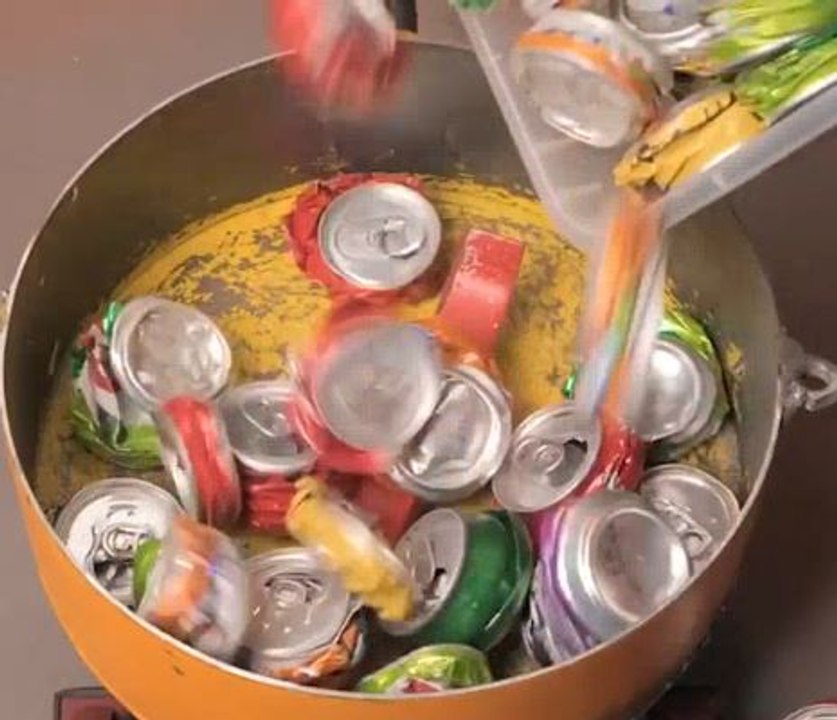 Secret life of trash! Transforming old cans into something amazing!