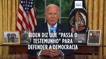Biden explica renúncia ao país: 