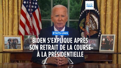 Joe Biden « passe le flambeau » pour défendre la démocratie