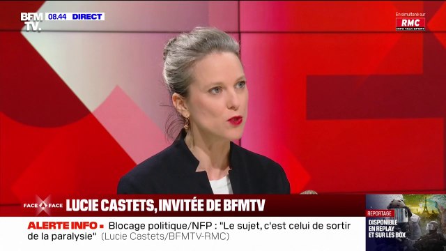Lucie Castets: Je ne suis pas militante dans un parti, je suis de gauche, je n'ai pas d'étiquette particulière