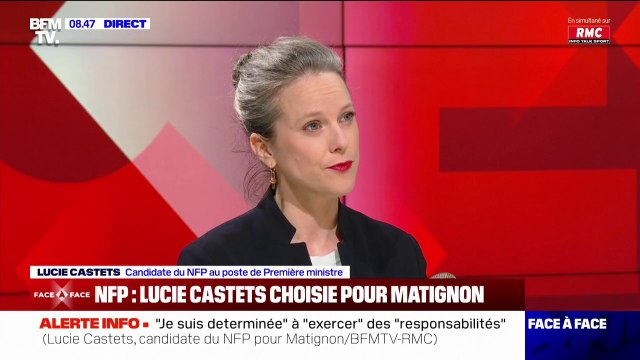 Lucie Castets, candidate NFP à Matignon: Je n'ai pas de convictions toutes faites sur le nucléaire
