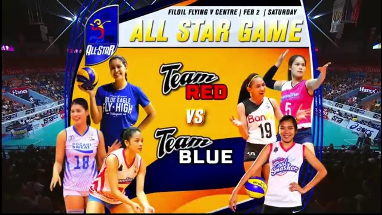PVL All-Star Game Team Red vs. Team Blue Full Game 1st Set February 2 2019
