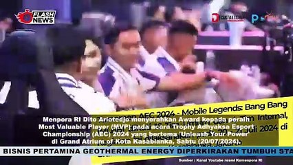 Menpora Dito Ariotedjo Hadiri Final Kejuaraan Esport Adhyaksa 2024