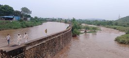 बारिश होने के बाद रूपारेल में फिर आया उफान, देखने पहुंच रहे लोग