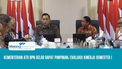 Kementerian ATR BPN Gelar Rapat Pimpinan: Evaluasi Kinerja Semester 1