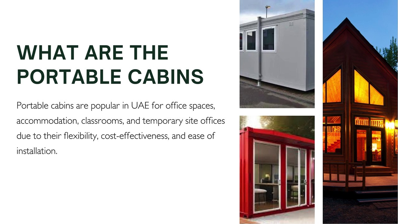 Get portable cabins manufacturers in UAE on TRaderFind