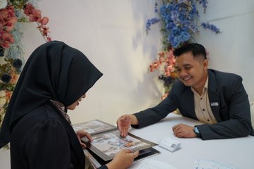 Kunjungi booth Aston Inn Cilacap di Purwokerto Wedding Expo 2024