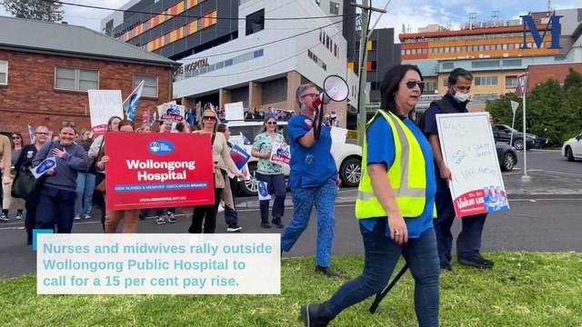 Nurses and midwives rally | July 25, 2024 | Illawarra Mercury