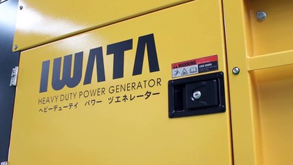 GENSET OUTDOOR INDUSTRIAL TAHAN BERBAGAI CUACA - IWATA IW200WS SILENT GENERATOR