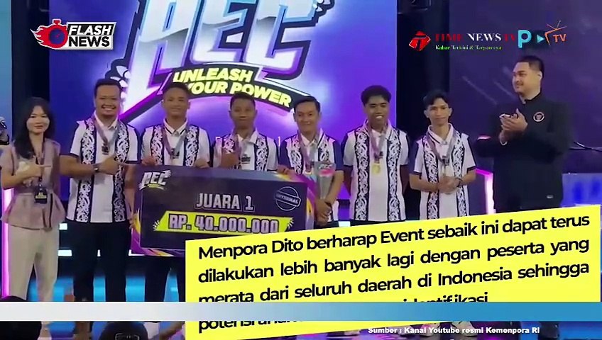 MENPORA DITO ARIOTEDJO HADIRI FINAL ADHYAKSA ESPORT CHAMPIONSHIP 2024