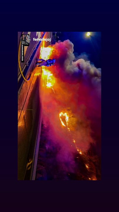 incendio en la legua