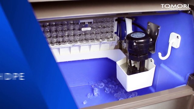 ALAT PEMBUAT ES BATU (CUBE, ES KUBUS) DENGAN 1.23 Kgs /PER-JAM - TOMORI ICE CUBE AC - 100