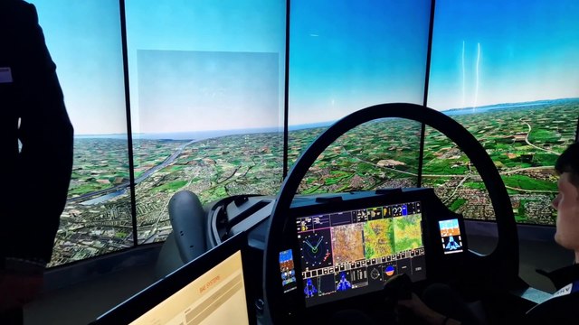I went on flight simulators at the Farnborough Air Show 2024 and was amazed at how advanced they were!