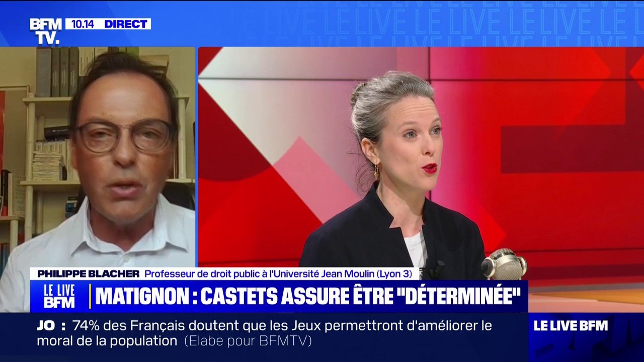 Philippe Blacher, professeur de droit public: "Le droit préconise une nomination du Premier ministre d'ici la rentrée parlementaire"