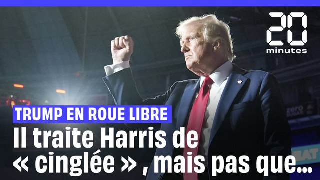 Présidentielle américaine 2024 : « Cinglée », « Menteuse »... Trump s'en prend à Kamala Harris
