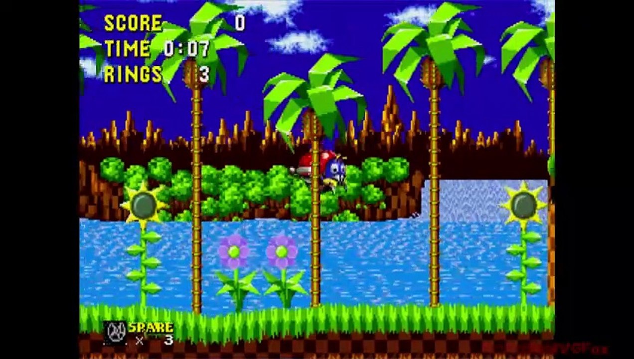 Playing as Motorbug in Sonic The Hedgehog (HACK)