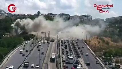 Küçükçekmece'de Cemevi ve Kültür Merkezi'nde yangın
