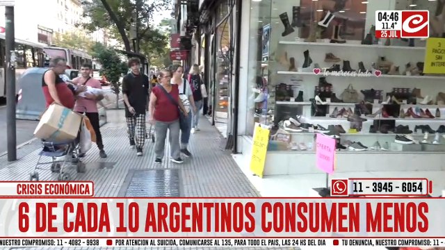 Crisis económica: el consumo sigue cayendo y los argentinos y se ven obligados a cambiar sus hábitos