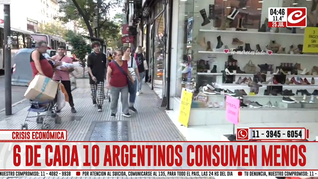 Crisis económica: el consumo sigue cayendo y los argentinos y se ven obligados a cambiar sus hábitos