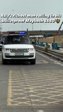 Asia's Richest Man rolling in his Bulletproof Maybach S680 #AnantRadhikaCelebration #ARWeddingCelebrations #AnantRadhikaWedding #anantandradhika #anantambaniwedding #anantwedsradhika #AnantRadhika #radhikamerchant #anantambaniradhikamerchantwedding #A