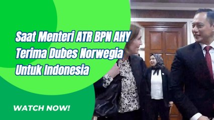 Ketika AHY Terima Kunjungan Dubes Norwegia Untuk Indonesia