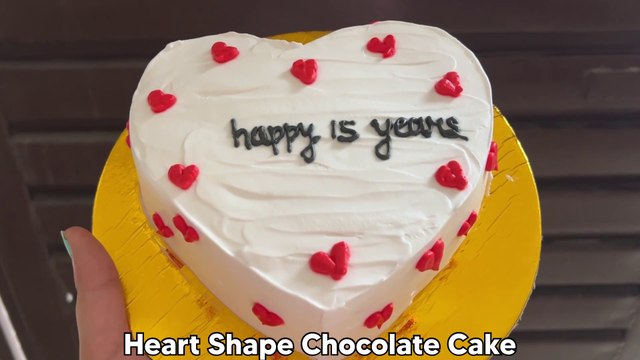 How To Make Heart Shape Cake With Round Cake | How To Cut Heart Shape Cake |