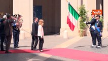 Meloni riceve il Presidente israeliano Herzog a Palazzo Chigi