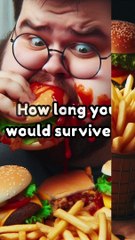 Comparison: How Long Can You Survive Eating Only ___