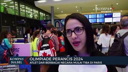 Atlet Dari Berbagai Negara Mulai Tiba Di Paris
