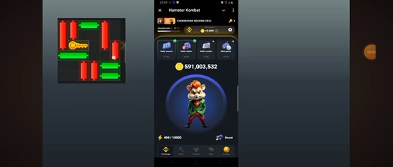 Mini Game 25 July solution Hambster combat