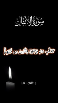 ﴿ كَدَأْبِ آلِ فِرْعَوْنَ ۙ وَالَّذِينَ مِن قَبْلِهِمْ ۚ كَفَرُوا بِآيَاتِ اللَّهِ فَأَخَذَهُمُ اللَّهُ بِذُنُوبِهِمْ ۗ إِنَّ اللَّهَ قَوِيٌّ شَدِيدُ الْعِقَابِ﴾ [ الأنفال: 52]