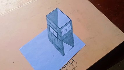 Easy 3d drawing on paper | easy drawing on paper