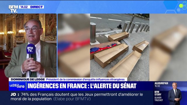 Ingérences étrangères: Ce que nous appelons de nos vœux, c'est que l'on sorte d'une certaine forme de naïveté , affirme Dominique de Legge, président d'une commission d'enquête au Sénat