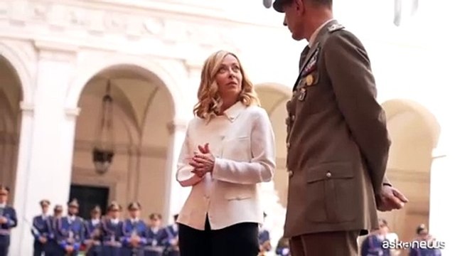 Meloni riceve il presidente israeliano Herzog a Palazzo Chigi