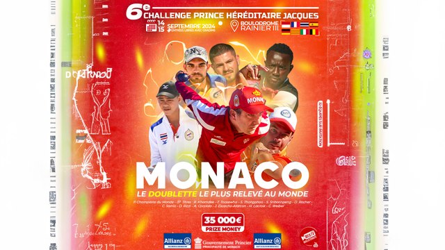 WebTV Monaco : Les plus belles doublettes de pétanque s'affrontent lors du Challenge Prince Héréditaire Jacques 2024