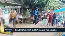 Karena Persoalan Asmara, Dua Orang Nenek Berkelahi Di Pasar