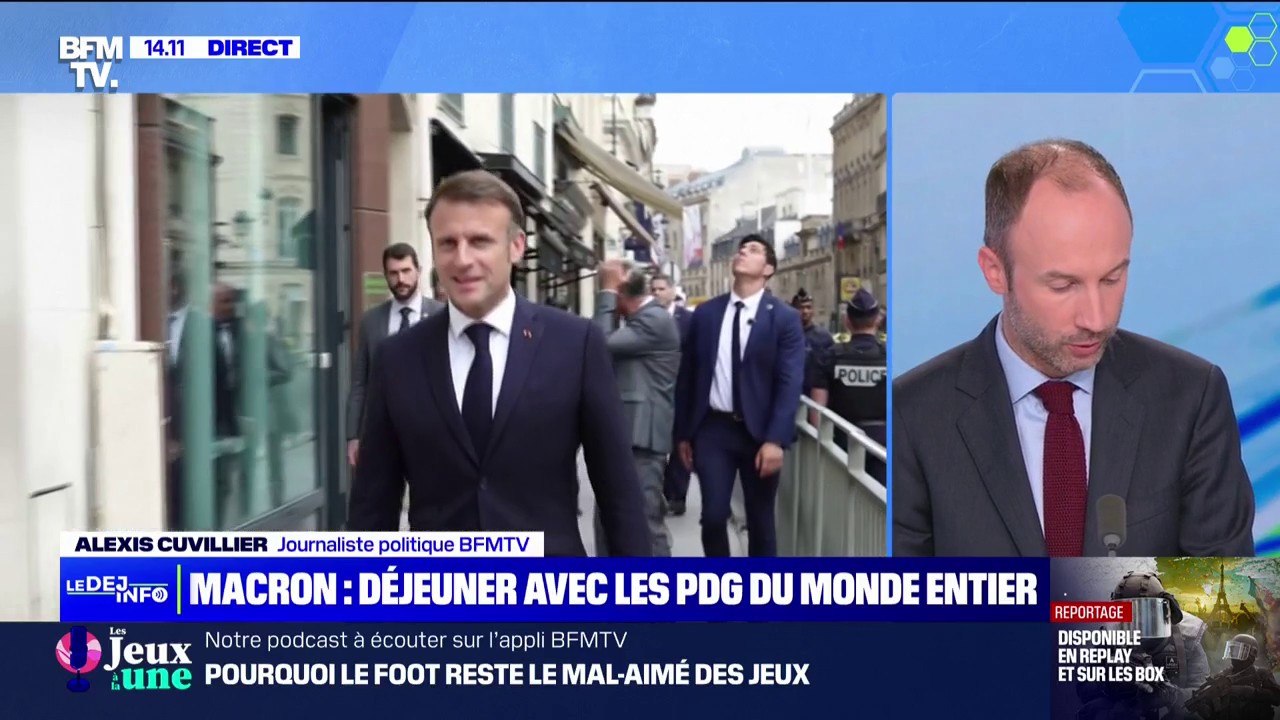 Airbnb, Tiktok, Coca-Cola… Plusieurs PDG déjeunent avec Emmanuel Macron à l'Élysée ce jeudi